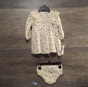 🌟 Jessica Simpson Baby Girl Dress Set - Size 3-6 Months 🌟 NWT